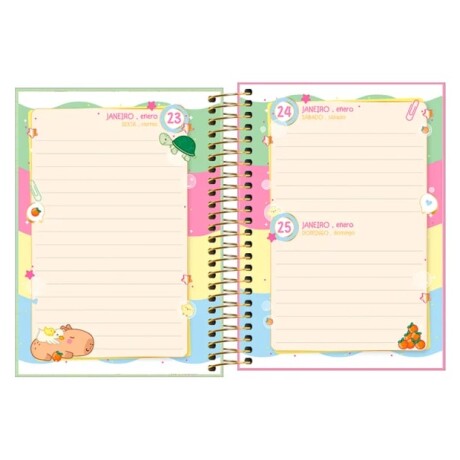 Agenda Tilibra 2026 Capyclub Diseño 2