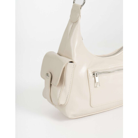 Bandolera Multipocket Crudo Blanco Crudo