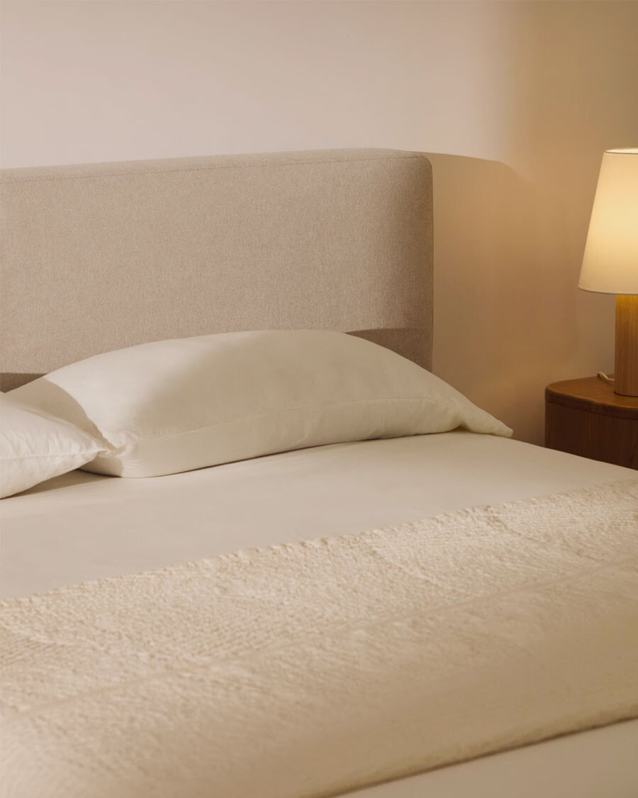 Cabecero desenfundable Blok crudo para cama de hasta 160 cm Cabecero desenfundable Blok crudo para cama de hasta 160 cm