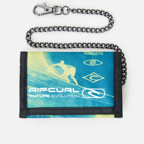 Billetera Rip Curl Kids Chain Surf Celeste