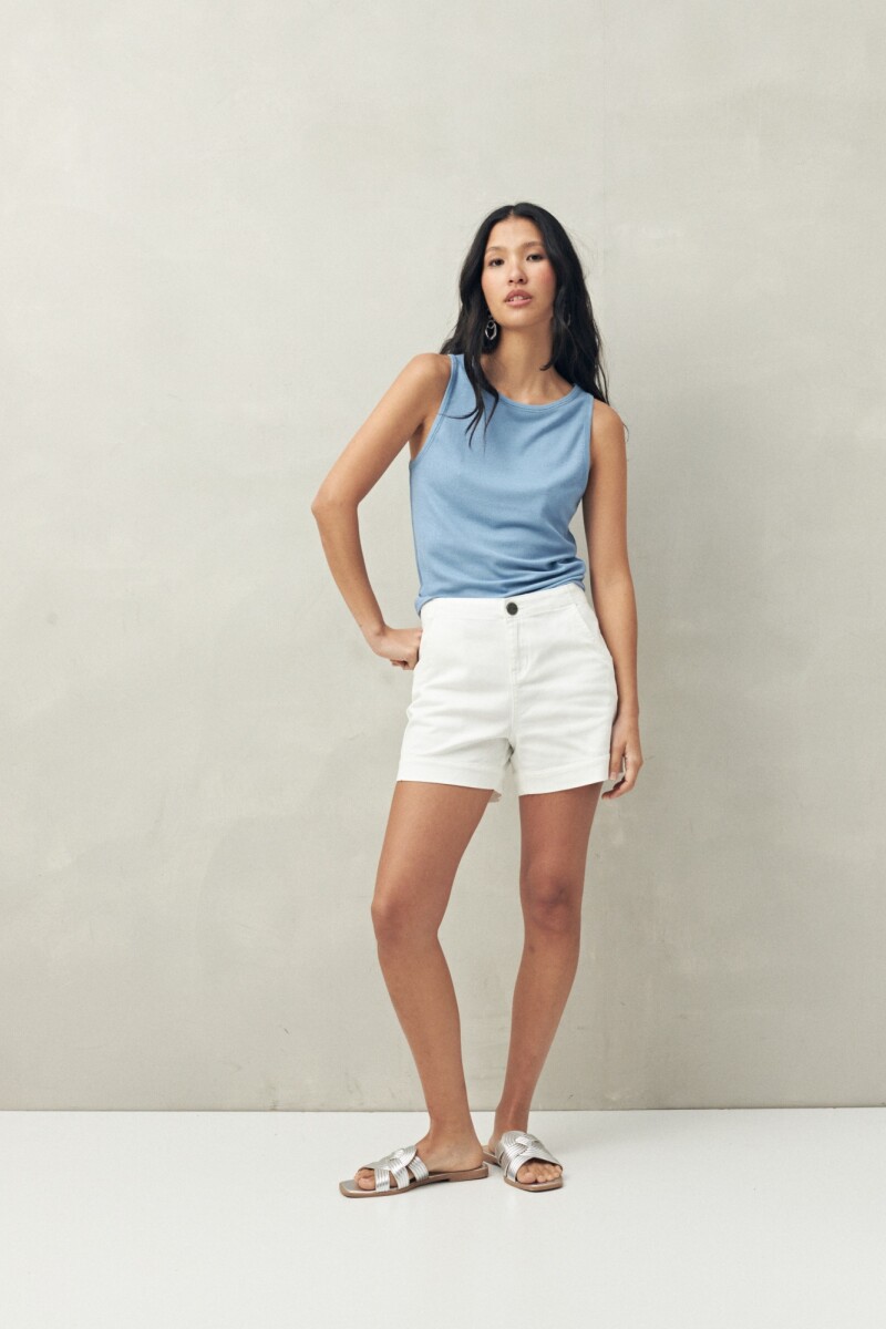 TOP MINERVA Azul Melange