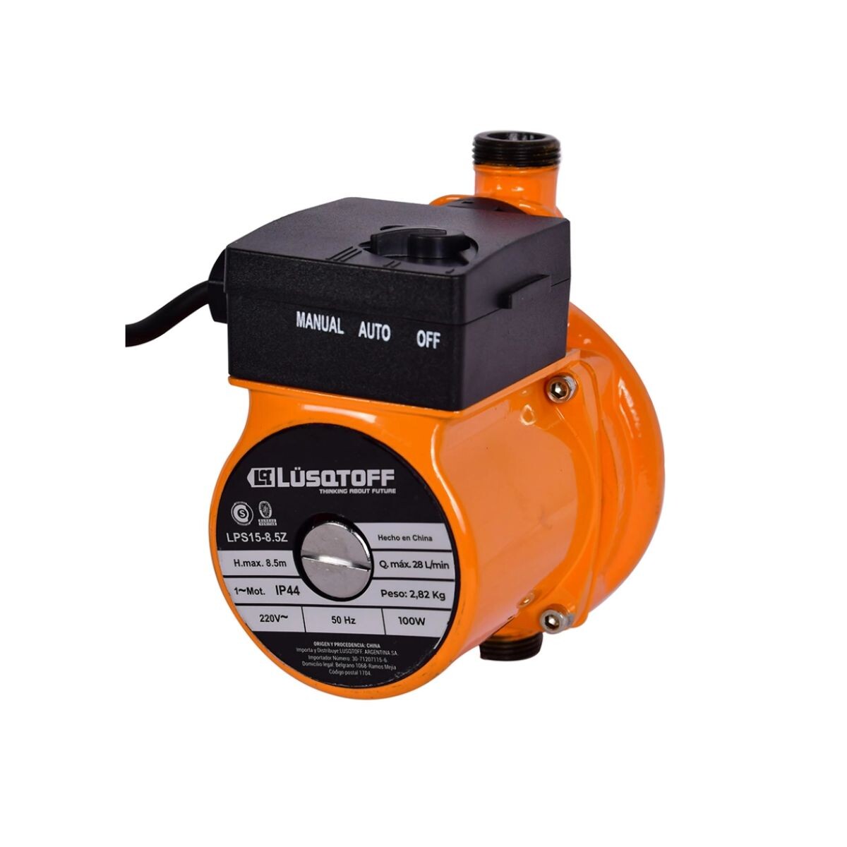 Bomba Presurizadora 1/8hp - 30l/min - 8,5mts