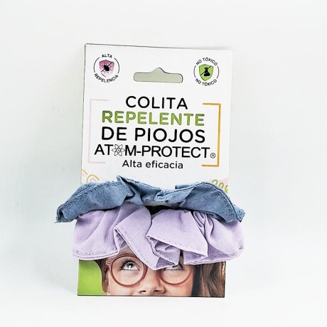 Colita repelente de piojos Azul y violeta x2