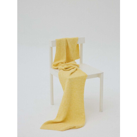 Mantón Tejido Amarillo Claro