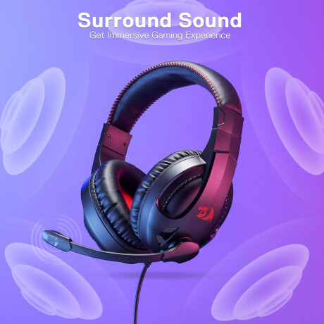 Auriculares Gamer Redragon Cronus H211 Black RGB con Mic Auriculares Gamer Redragon Cronus H211 Black RGB con Mic