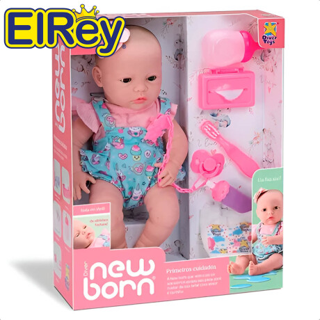Bebé Bebote Muñeco Manta Abre Ojos Hace Pis + Accesorios Did8114
