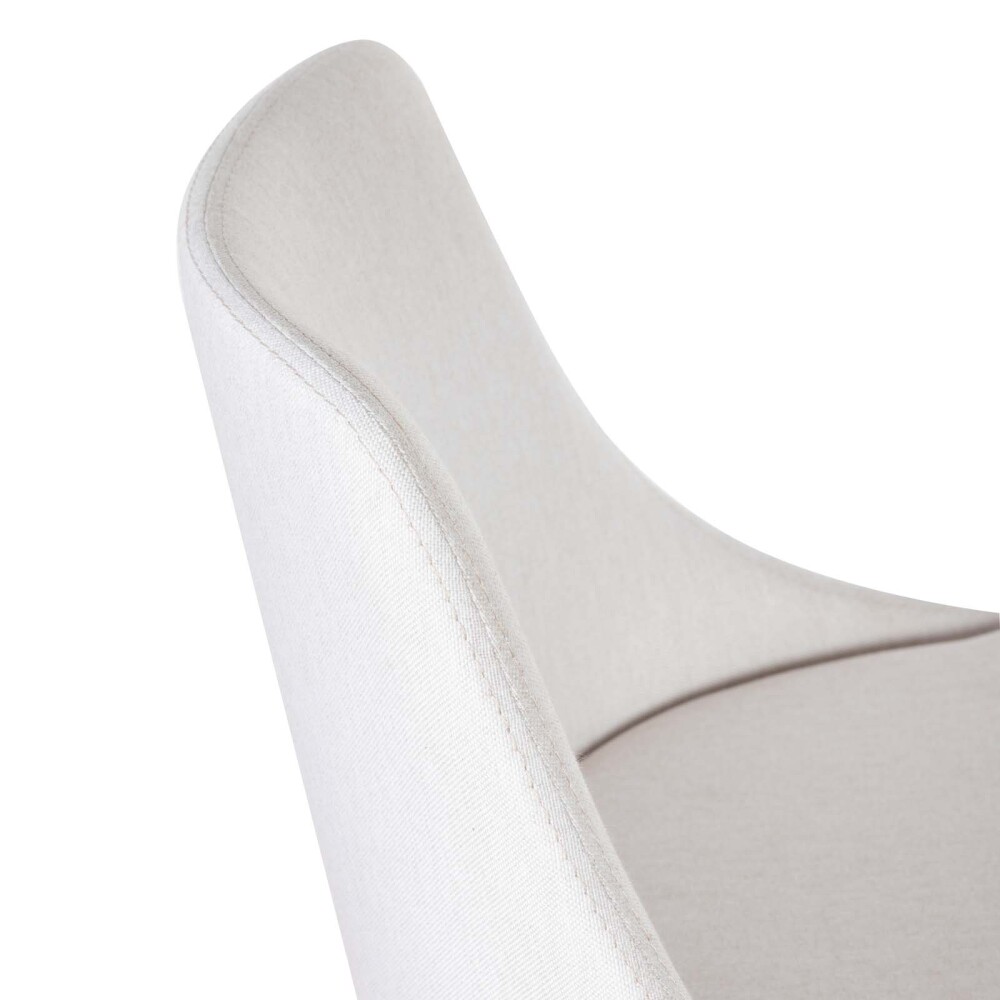 BUTACA TABURETE BAR MADERA NATURAL-BEIGE TINA GIRATORIA