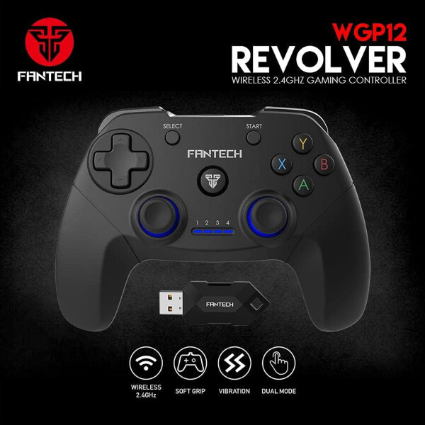 Joystick Inalámbrico Fantech Wgp12 NEGRO