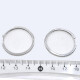 Aros En Oro 18K Blanco Y Brillantes 2.8 Cm De Diametro Aros En Oro 18K Blanco Y Brillantes 2.8 Cm De Diametro