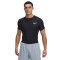 UA HG OG Compression SS-WHT BLK-002