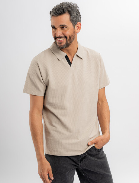 Remera m/c cloque Dusk topo