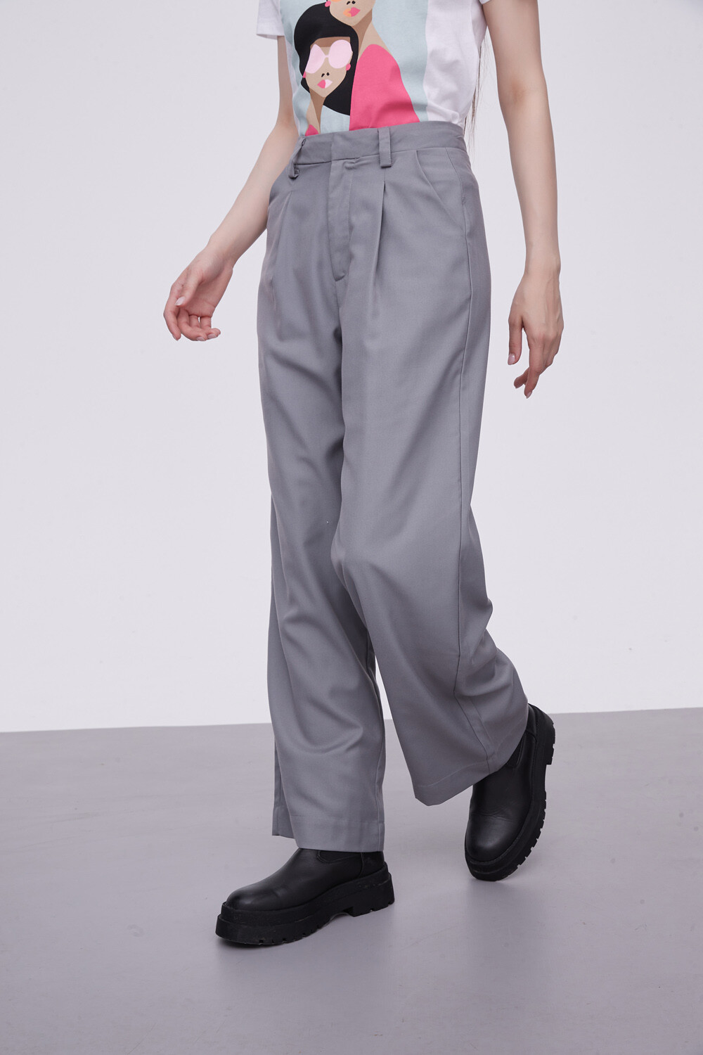 Pantalon Acacia Gris Medio