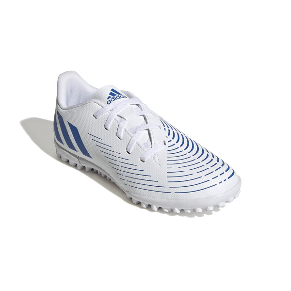 Adidas Predator Edge.4 Tf J Ftwr White/hi-res Blue Ftwr White Blanco-azul