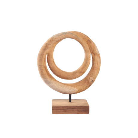 ADORNO DECORATIVO NATURAL/BEIGE MADERA 11.0511.001