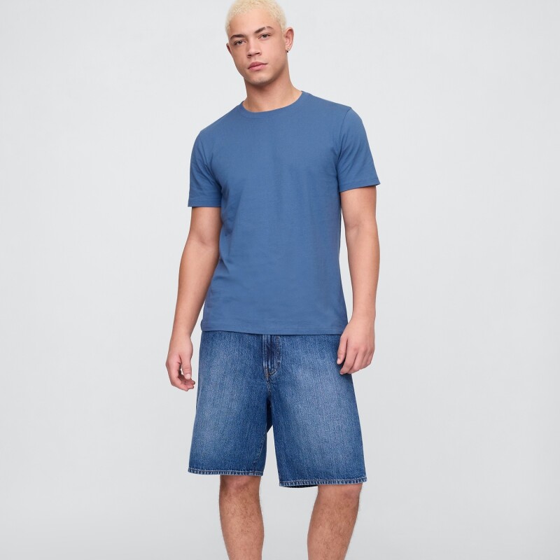 V-EVERYDAY SOFT CREW - SOLID CORNFLOWER829