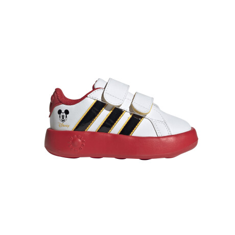 Championes adidas x Disney Mickey Mouse Grand Court de niño White & Red