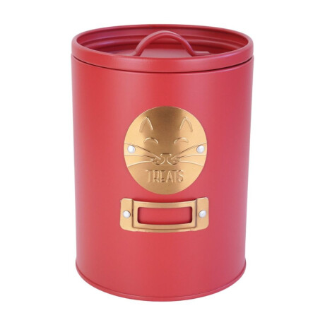 Lata para comida de gatos Rojo con Dorado Lata para comida de gatos Rojo con Dorado
