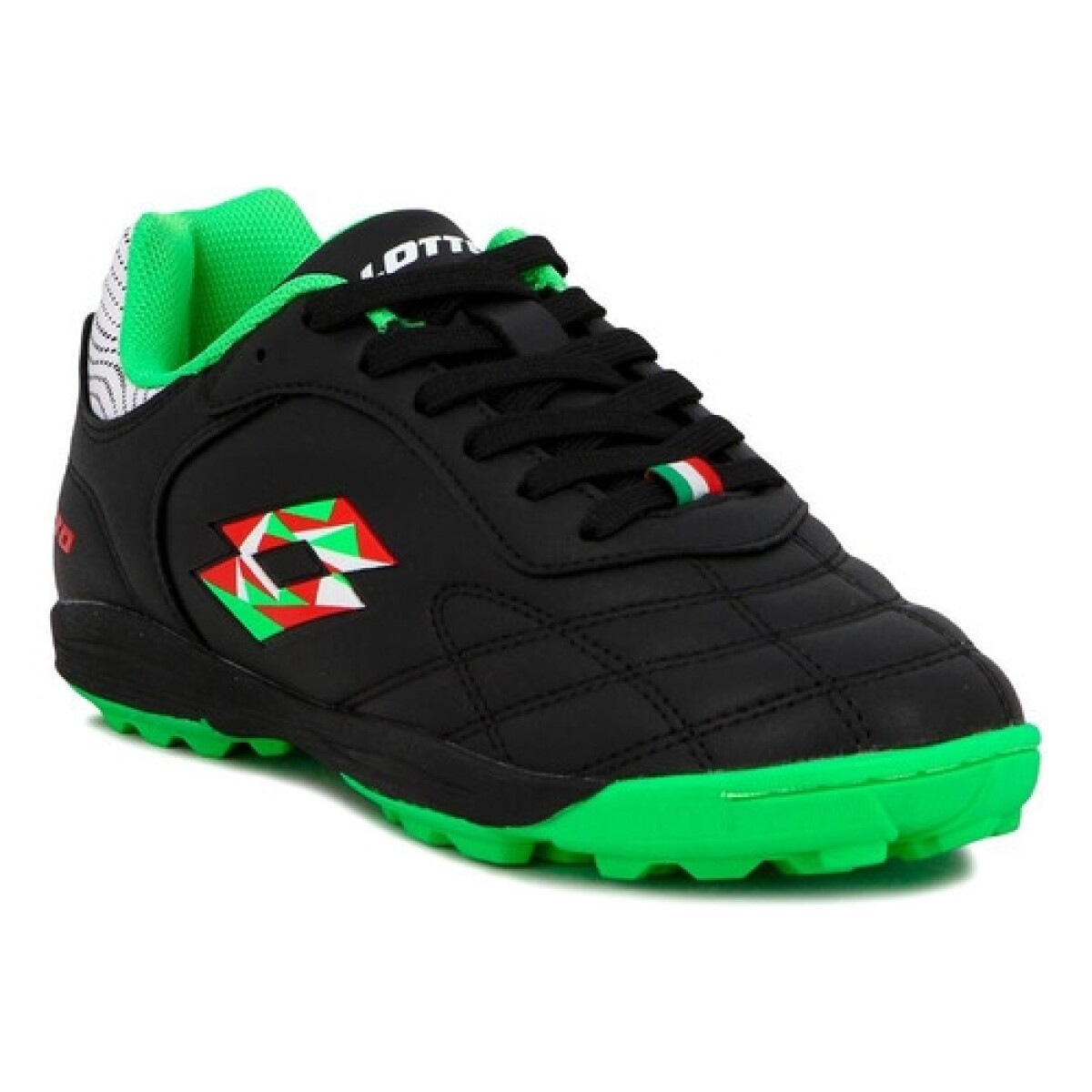 Championes de Futbol 5 Lotto Lecce Teen Negro/Verde 