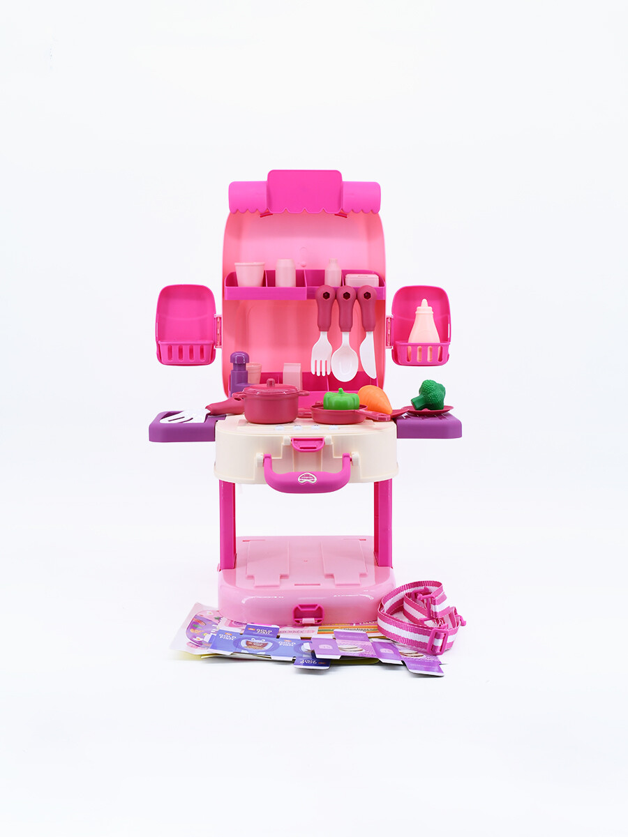 KIDS CHEF 3 EN 1 - ROSADO 