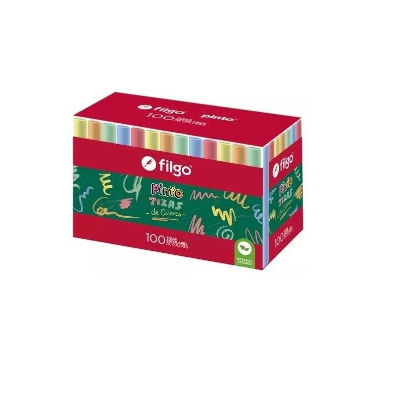 Tizas Escolares Pinto Caja x100 Filgo #FILGO TIZAS ESCOLARES PINTO CAJA X100