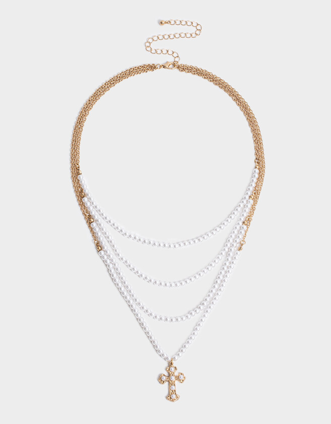 Collares Cortos Religioso Cortos - Dorado