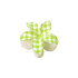 Broche pinza para el cabello flor verde 8cm Broche Pinza Para El Cabello Flor Verde 8cm