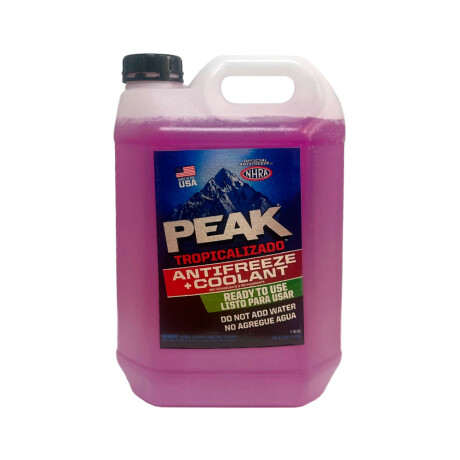 REFRIGERANTE - ANTICONGELANTE ROJO LISTO 25% 5 LTS PEAK REFRIGERANTE - ANTICONGELANTE ROJO LISTO 25% 5 LTS PEAK