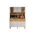 Kit Cocina 1230 8 Puertas 2 Cajones Lisboa Fiorello Freijo Off White Kit Cocina 1230 8 Puertas 2 Cajones Lisboa Fiorello Freijo Off White