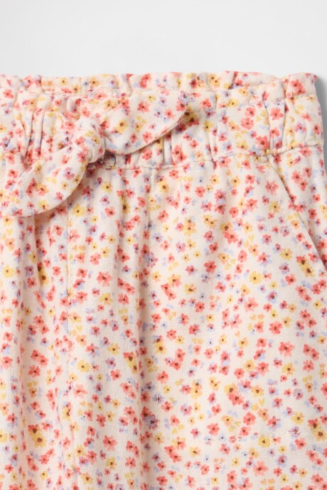 Pantalón De Lino Toddler Niña Multi Floral