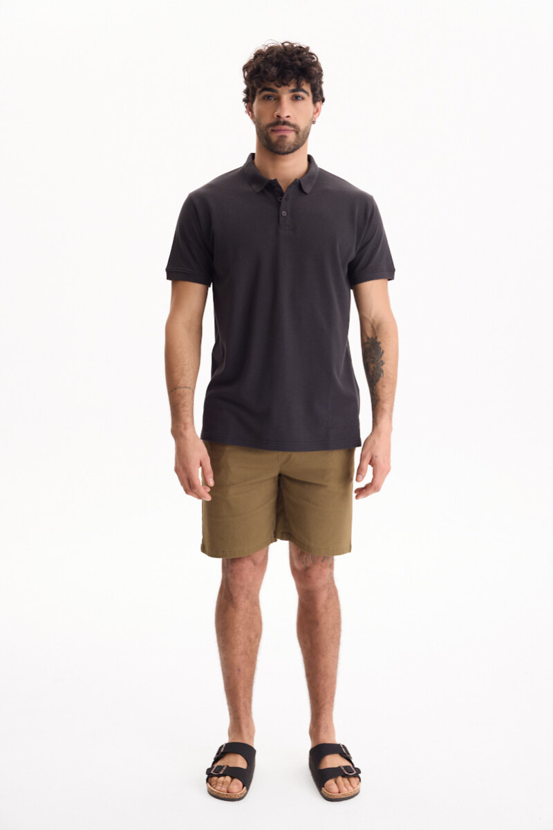 Remera Polo Viper Negro