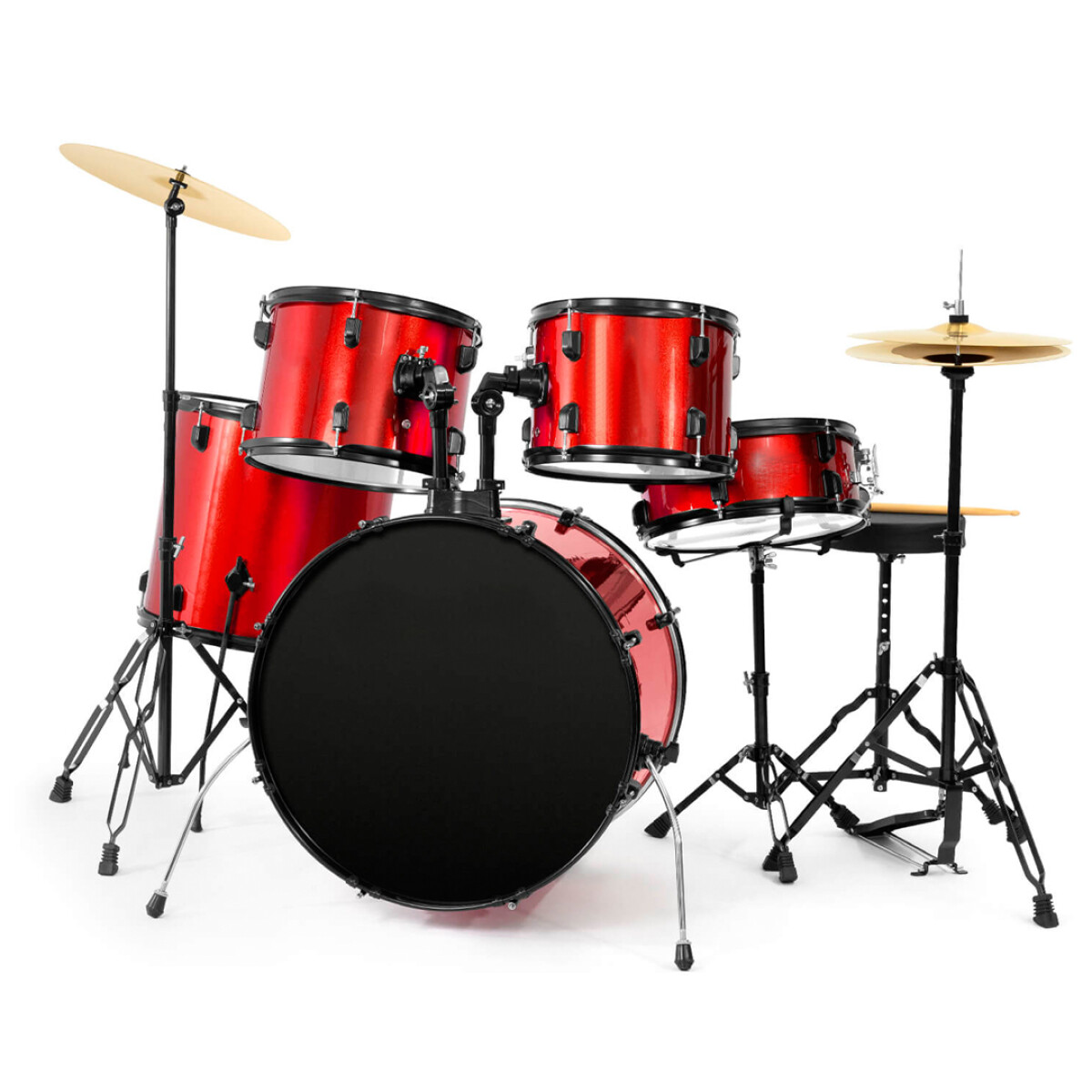 BATERÍA MEMPHIS 20" WINE RED 5C CON HARDWARE 