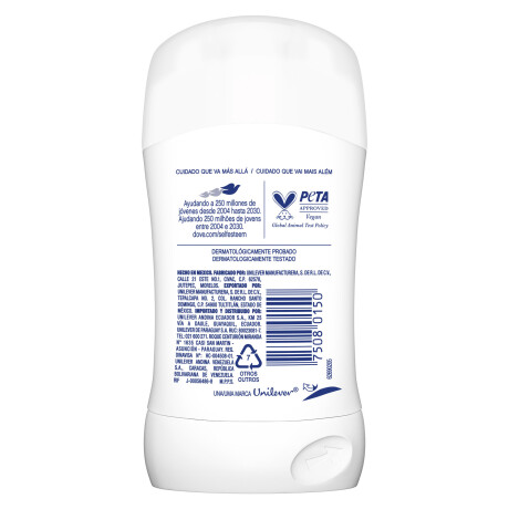 Dove Desodorante Barra Invisible Dry Dove Desodorante Barra Invisible Dry