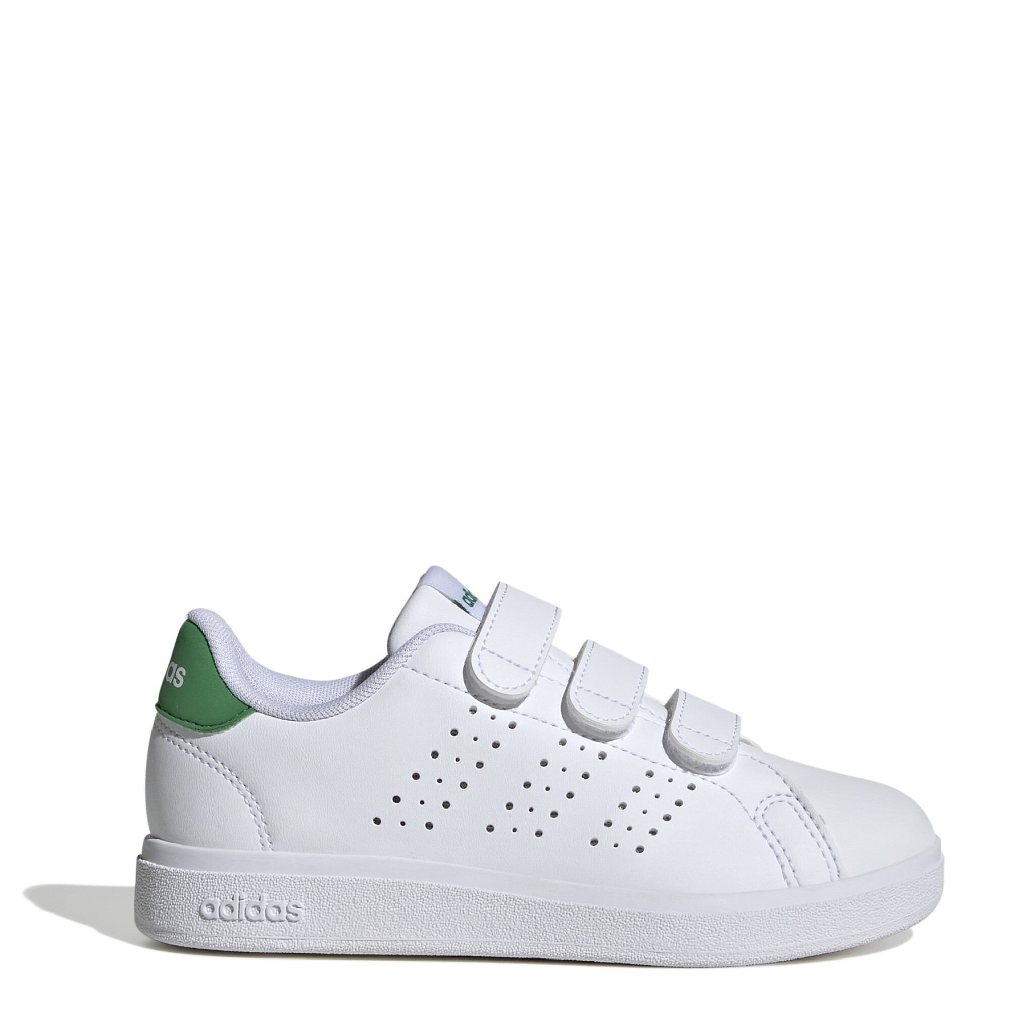 Championes de Ninos Adidas Advantage Base 2.0 Adidas Blanco Verde Peppos