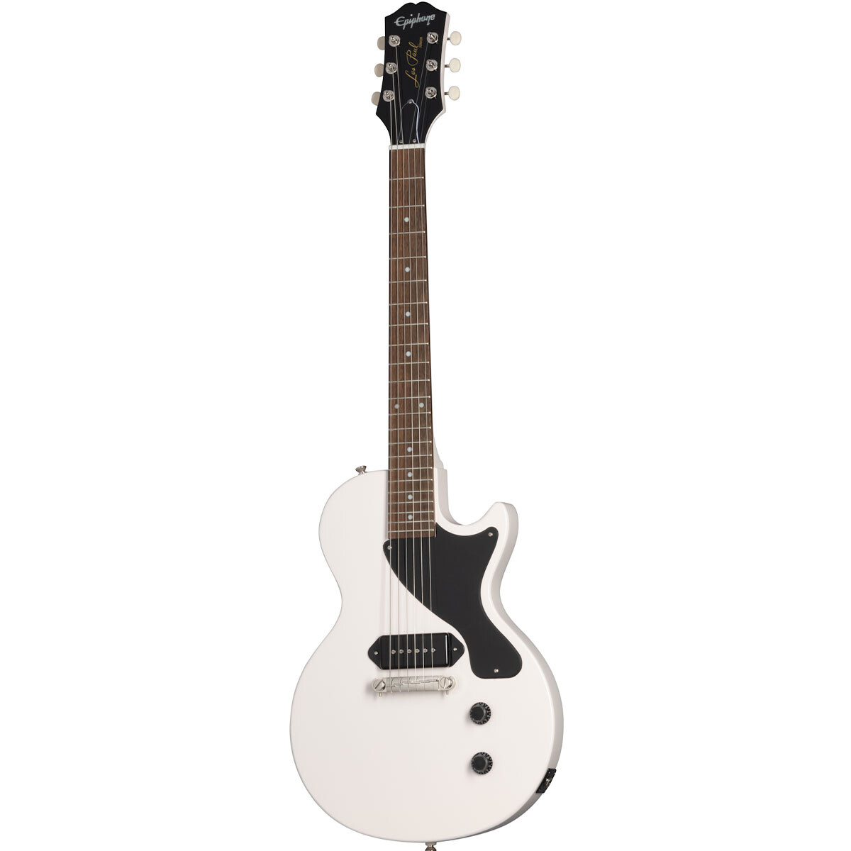 GUITARRA ELECTRICA EPIPHONE BILLIE J. ARMSTRONG LES PAUL JUNIOR CLASSIC WHITE CON ESTUCHE 