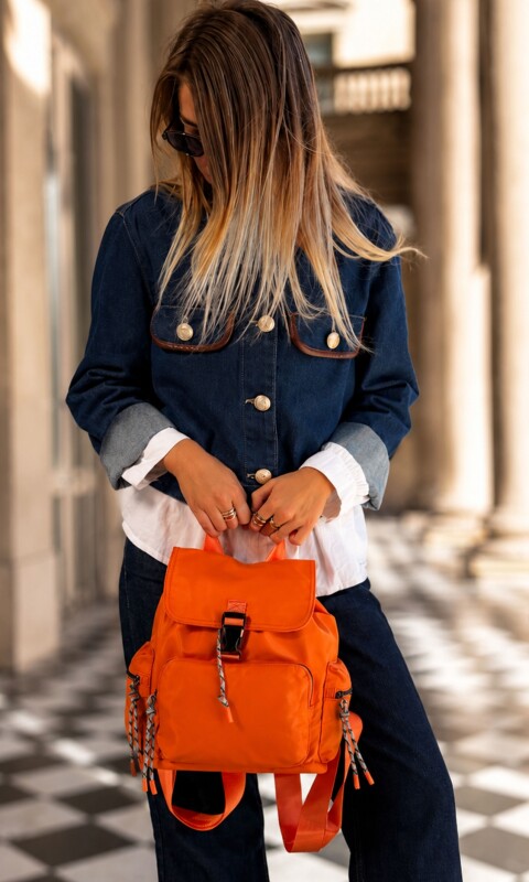 MOCHILA ESTAMBUL MANDARINA