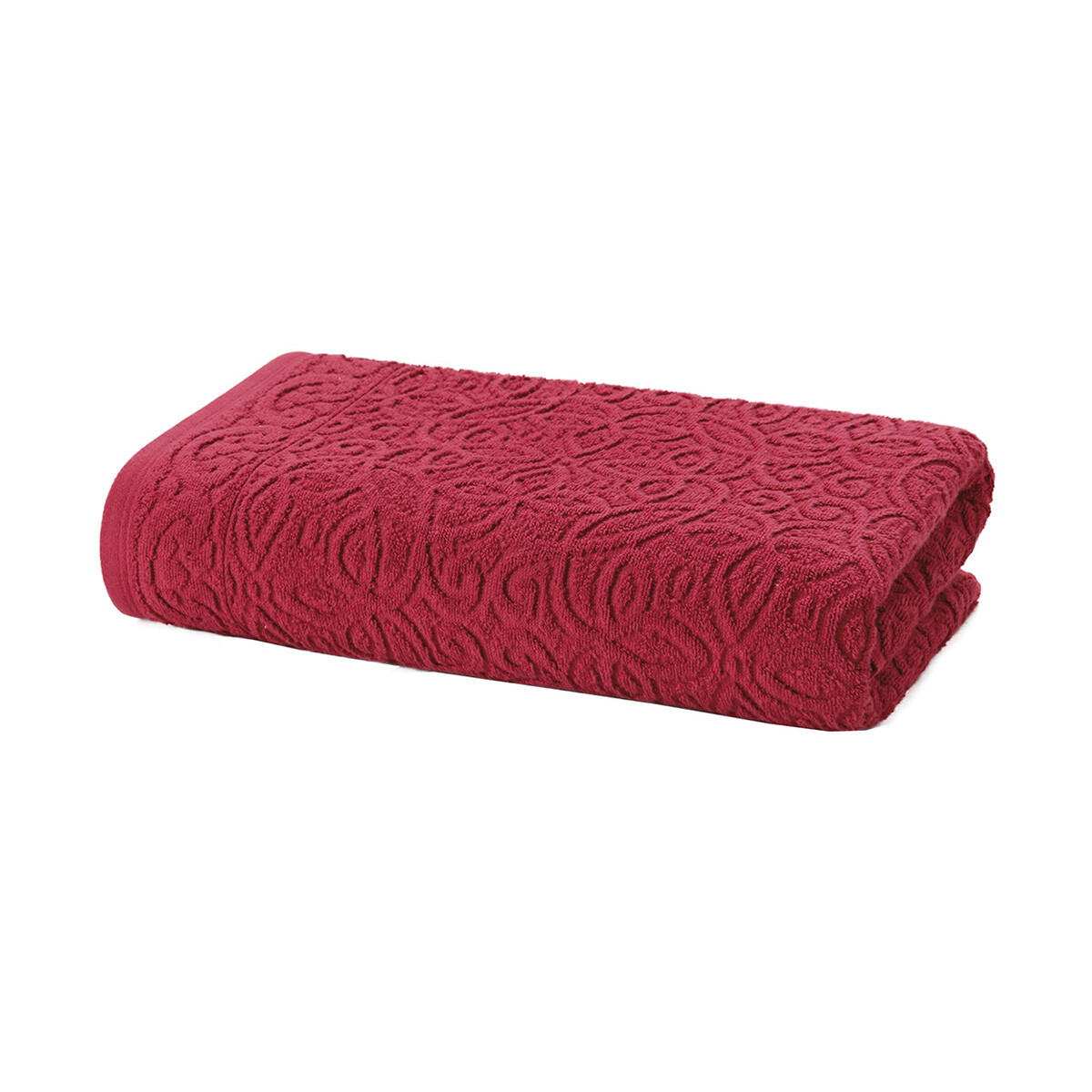 Toalla Mano Dohler Jacquard Provenza 50 x 90 cm 100% Algodón - CARMIN 
