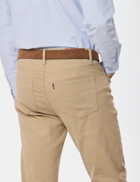 PANTALÓN 5 BOLSILLOS Beige