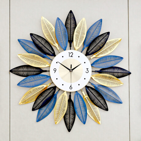 Reloj De Pared Flechas Negras Y Doradas Reloj De Pared Flechas Negras Y Doradas