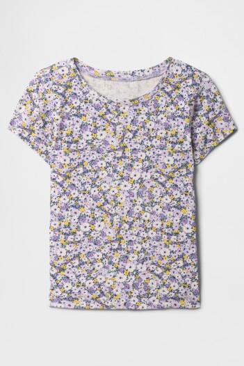 Remera Rib Toddler Niña Multi Floral