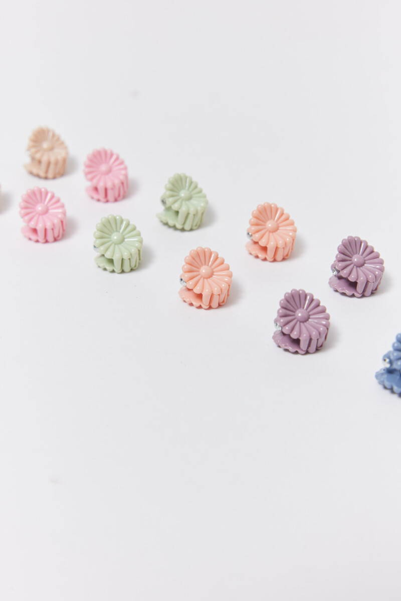 Set pinzas Flores