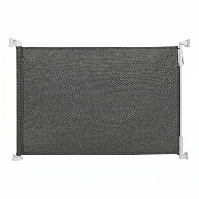 Puerta Flexible Lumax con Malla Retráctil de Seguridad Gris