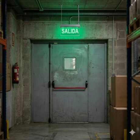 CARTEL DE EMERGENCIA - SALIDA Cartel LED de Emergencia Salida