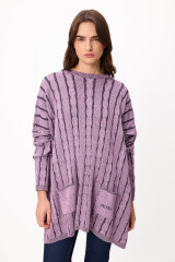 Sweater Oceano Lila/Azul