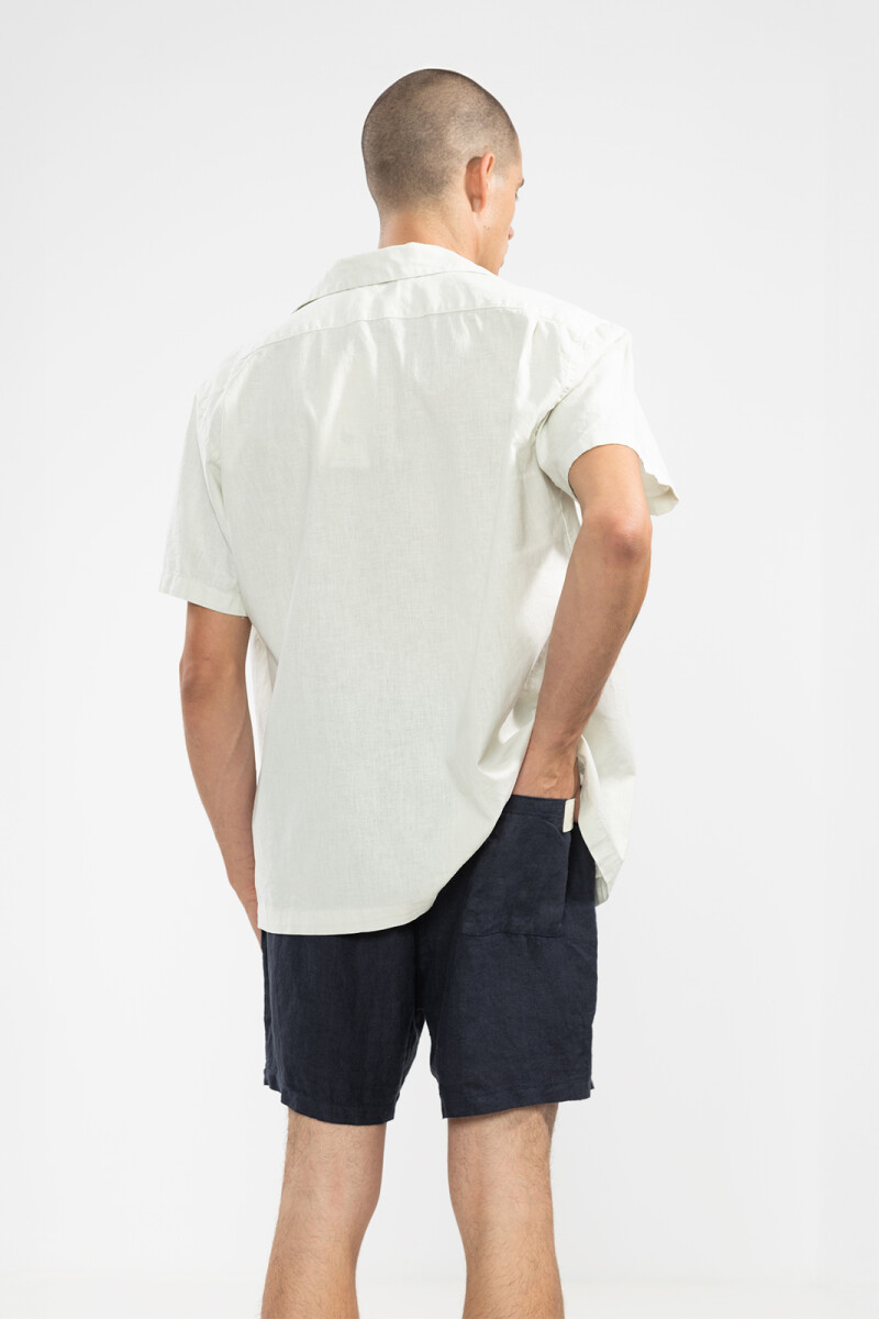PREMIUM LINEN SHORTS Navy