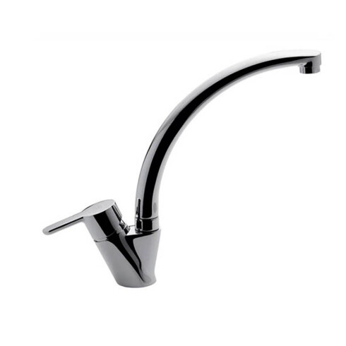 Griferia De Cocina Monocomando Linea Puelo Fv Pico Alto Cromo CROMO
