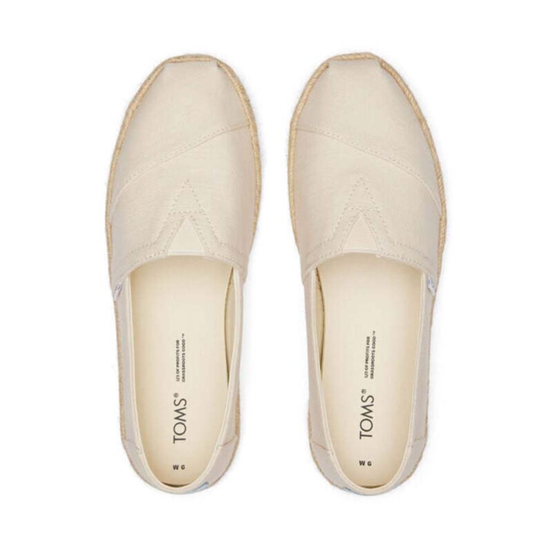 Alpargatas Rec Cot Slub Wov Alrope Esp Mujer Natural