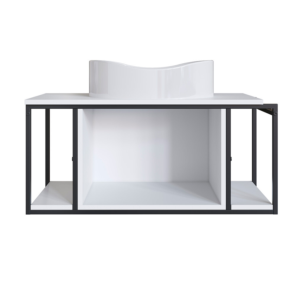 MUEBLE DE BAÑO INDUSTRIAL COLOR BLANCO Mueble De Baño Industrial Color Blanco