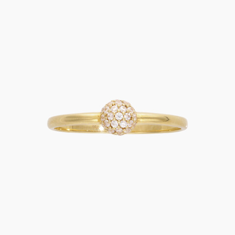 Anillo en oro 18K con circonias Anillo En Oro 18k Con Circonias