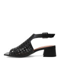 Sandalias de Mujer Bottero Calada con Taco Negro