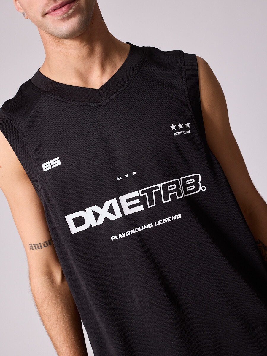 MUSCULOSA TONIX DIXIE Negro